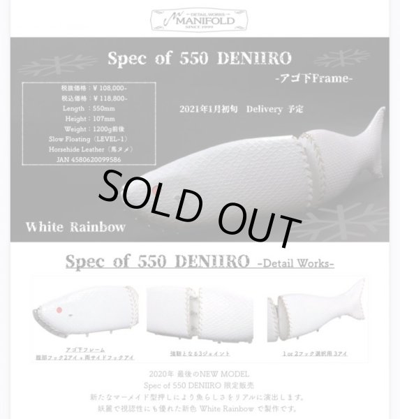 画像1: Spec of 550 DENIIRO (1)